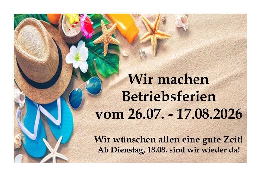Betriebsferien 2026